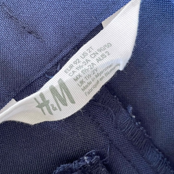 3/$25💥NEW Slim Fit Dress Pants / Suit Pants, Navy Blue, Wedding, Pleated - Picture 8 of 10